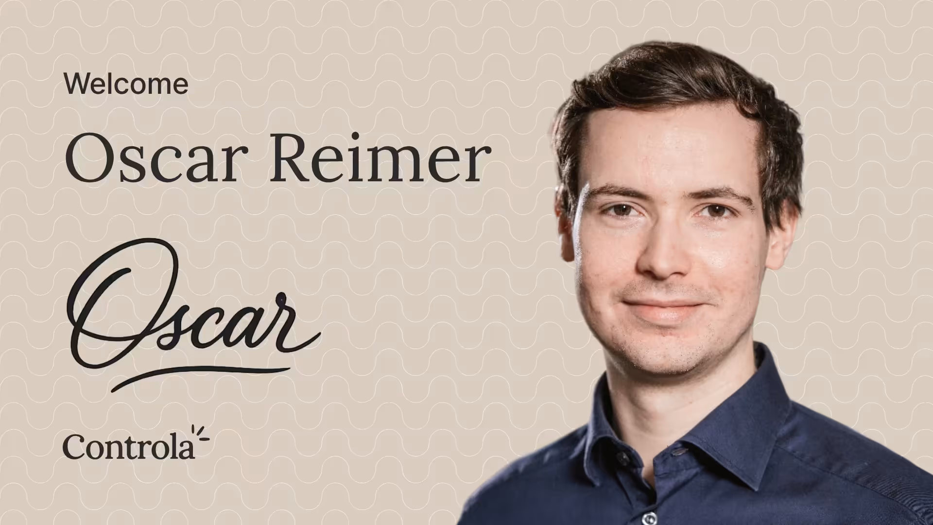 Big news: Oscar Reimer joins Controla as CTO & Co‑founder